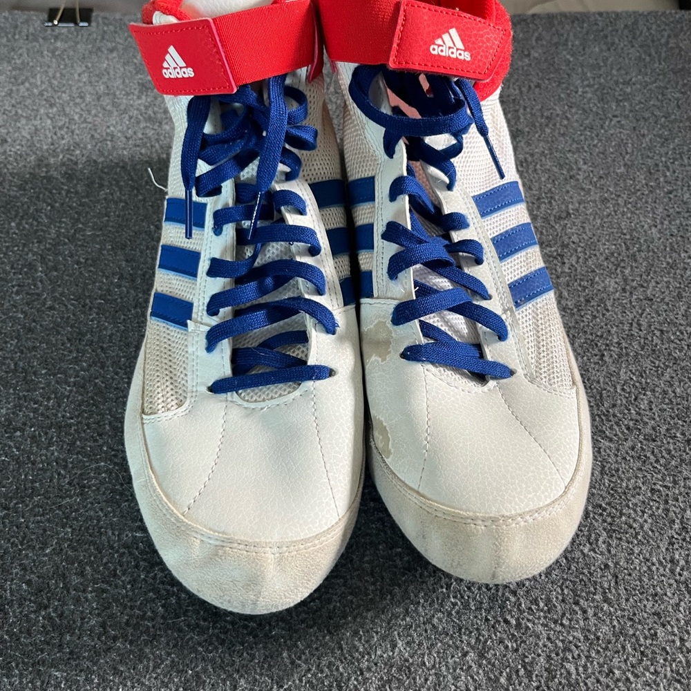 Adidas Red, White, Blue Wrestling Shoes men’s size 10.5